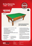 On Cue 7' Glenorchy Pool Table