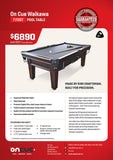 On Cue 7' Waikawa Pool Table